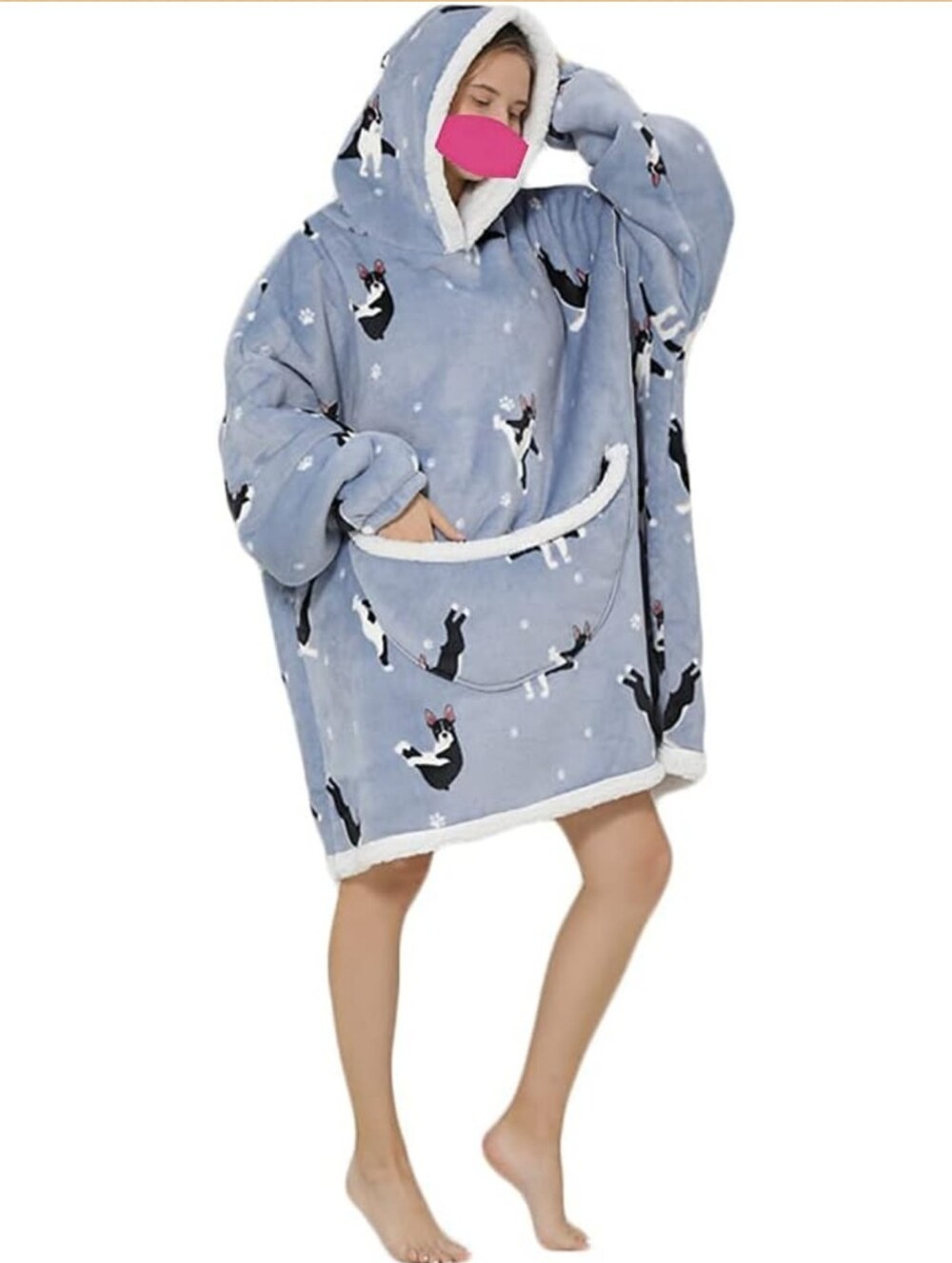 Women's Oversized Hoodie (fake Oodie) with oversized pockets